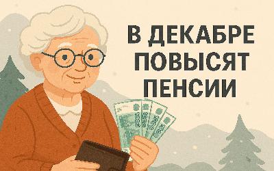 В декабре повысят пенсии